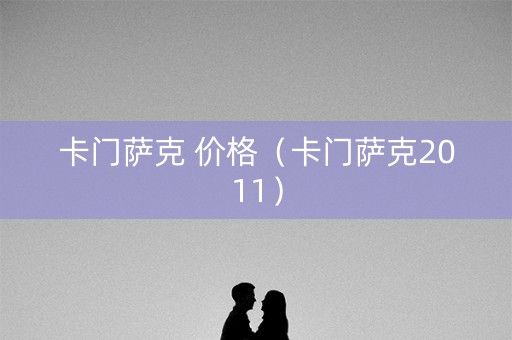 卡门萨克 价格（卡门萨克2011）