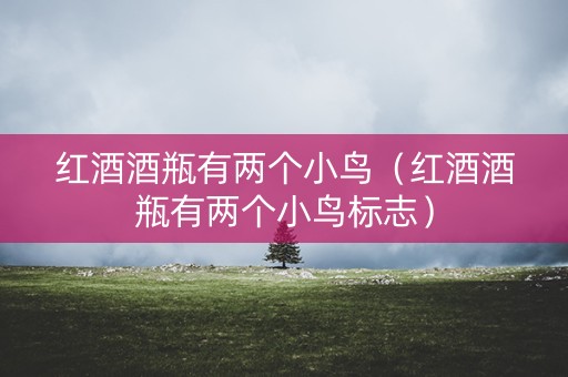 红酒酒瓶有两个小鸟（红酒酒瓶有两个小鸟标志）
