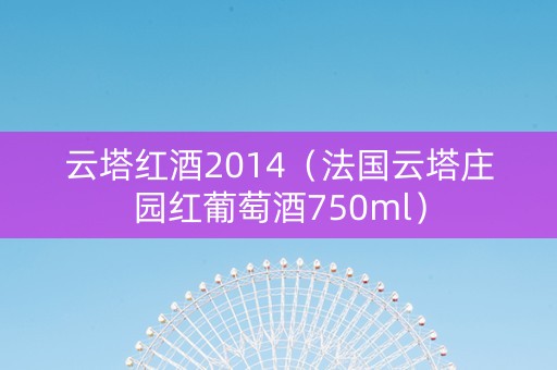 云塔红酒2014（法国云塔庄园红葡萄酒750ml）