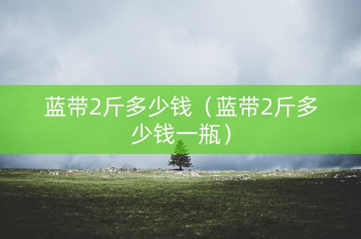 蓝带2斤多少钱（蓝带2斤多少钱一瓶）