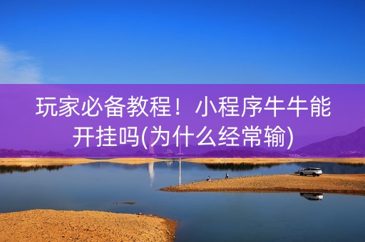 玩家必备教程！小程序牛牛能开挂吗(为什么经常输)